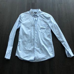 Men’s H&M Slim Fit Premium Cotton Blue Dress shirt